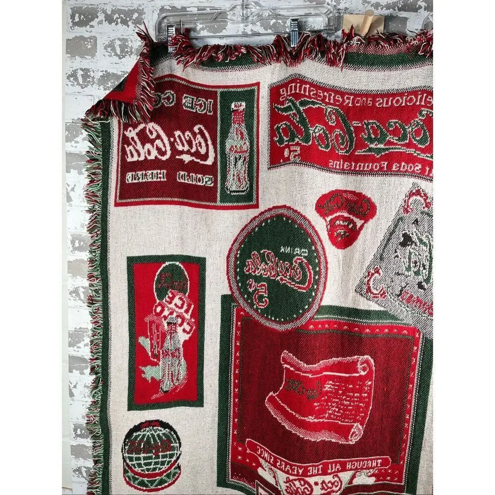 Coca Cola | throw blanket vintage